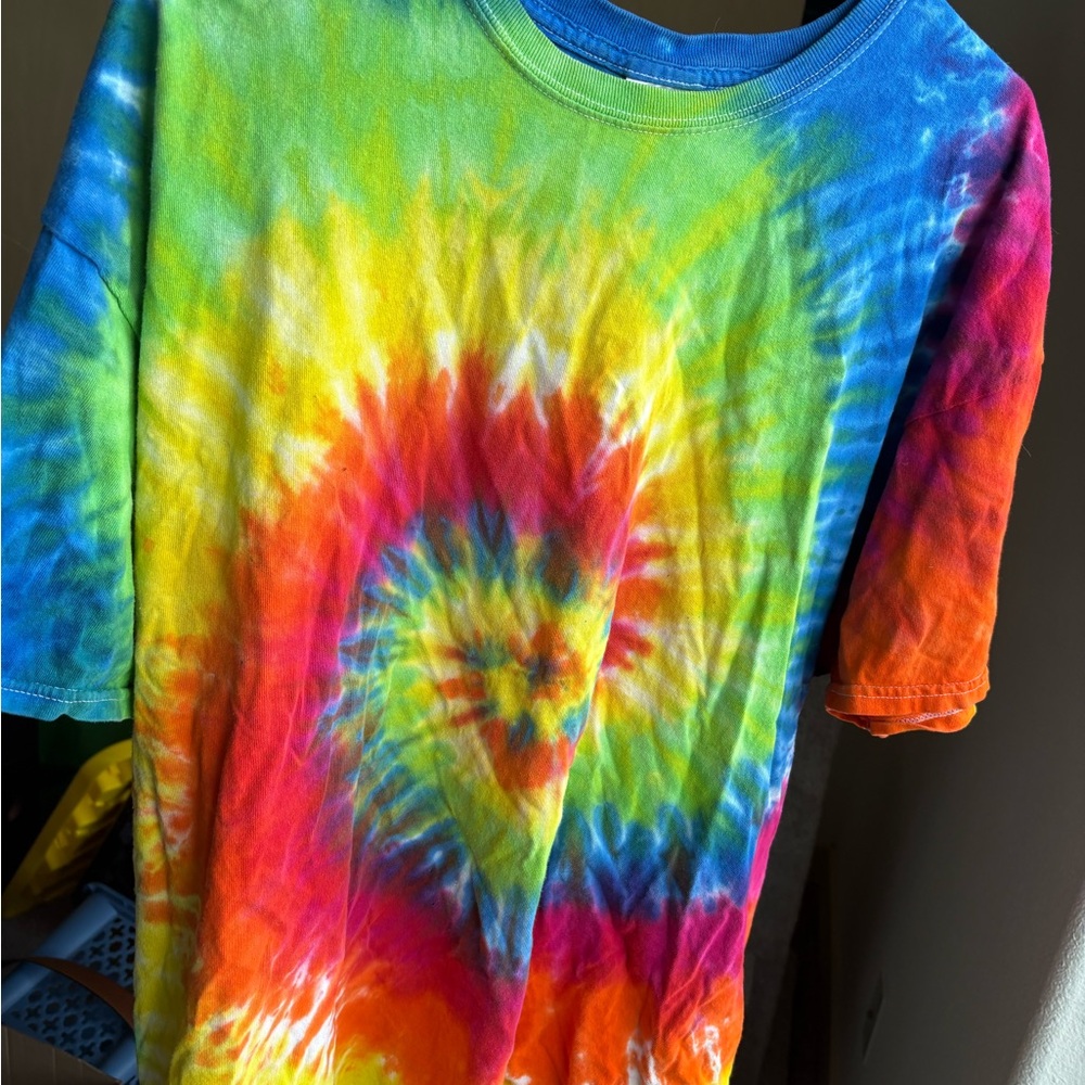 Colorful Tie-Dye Short Sleeve Tee
